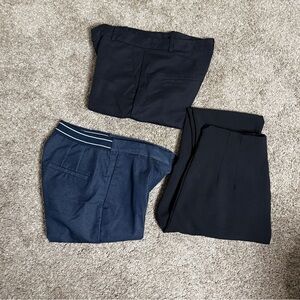 Bundle of 3 dress pants trousers